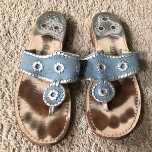 Light Blue and Silver Jack Rogers Size 8.5
